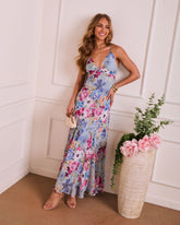 Sugarplum Sun Floral Maxi Dress