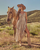 Sundust Darling Tiered Maxi Dress