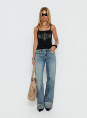 Adeza Studded Tank Top Black