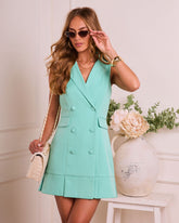 Dewy Reverie Mini Blazer Dress