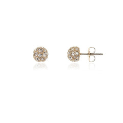Cachet London Pom Pom Gold Earrings
