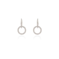 Cachet London Lara Drop Silver Earrings