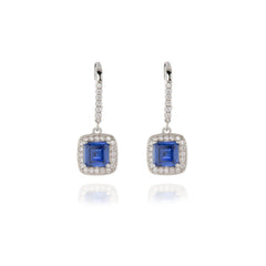 Cachet London Idola Silver Tanzanite Earrings