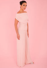 Atom Label Blush Carbon Jumpsuit