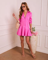 Finlie Poplin Mini Shirt Dress