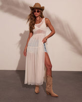 Cosmic Daydream Tunic Chiffon Top