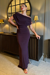 Atom Label Blackcurrent Platinum Gown