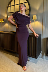 Atom Label Blackcurrent Platinum Gown
