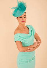 Atom Label Aqua Mercury Dress