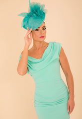Atom Label Aqua Mercury Dress