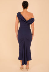 Atom Label Navy Mercury Dress