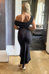 Atom Label Black Mercury Sparkle Sequin Cocktail Dress