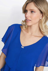 Gina Bacconi Catherine Tiered Maxi Dress