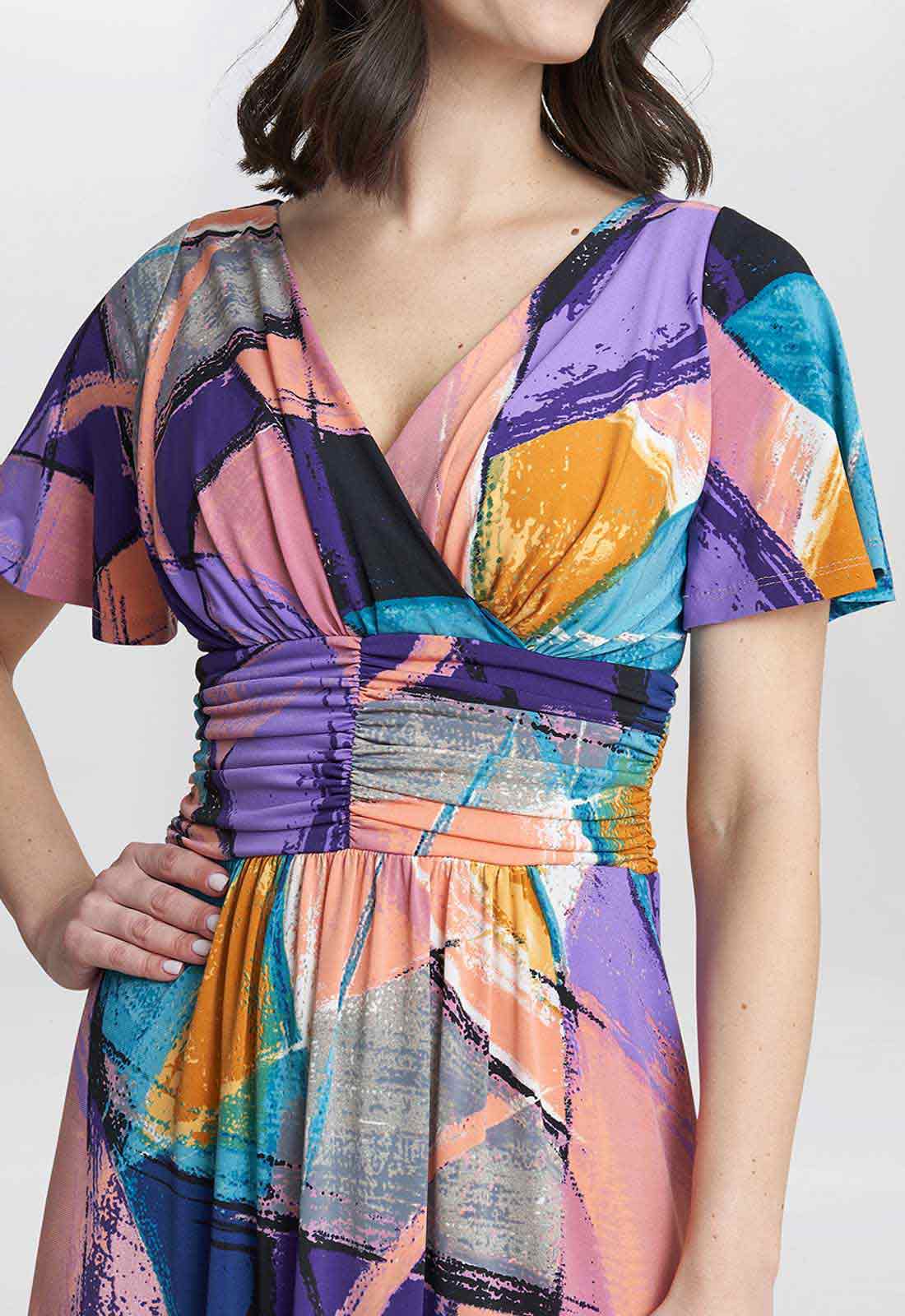 Gina Bacconi Elodie Jersey Maxi Dress