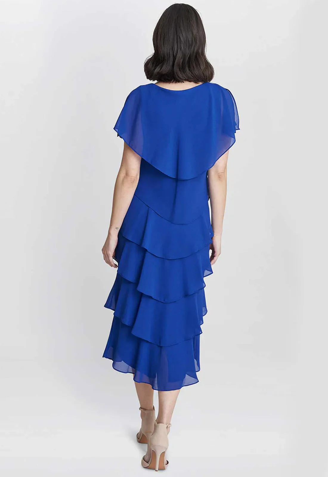 Gina Baccon Blue Tessa Cocktail Dress