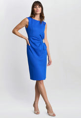 Gina Bacconi Cobalt Elsie Wrap Dress