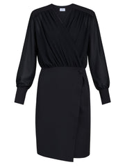 Gina Bacconi Black Rae Sequin 2 Piece Dress