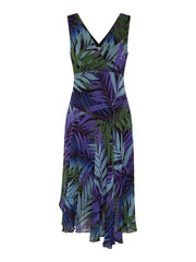 Gina Bacconi MULTI Corie Printed Midi Dress