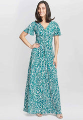 Gina Bacconi Fatima Jersey Maxi Dress
