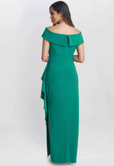 Gina Bacconi Jade Jodie Off Shoulder Jersey Dress