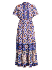 Gina Bacconi Margot Printed Maxi Dress