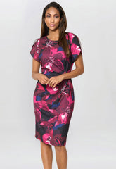 Gina Bacconi Multi Roby Floral Print Dress