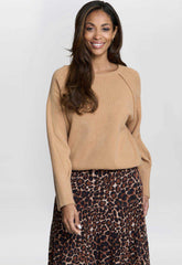 Gina Bacconi Beige Zarina Knit Jumper