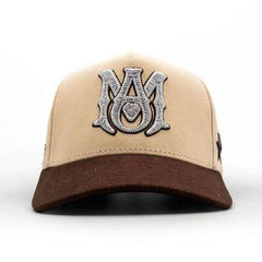 AMR Crystal Bigg Boss Cap - Beige/Café