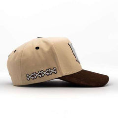 AMR Crystal Bigg Boss Cap - Beige/Café