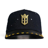BB Los Angeles Rhinestone Star Cap – Black & Gold