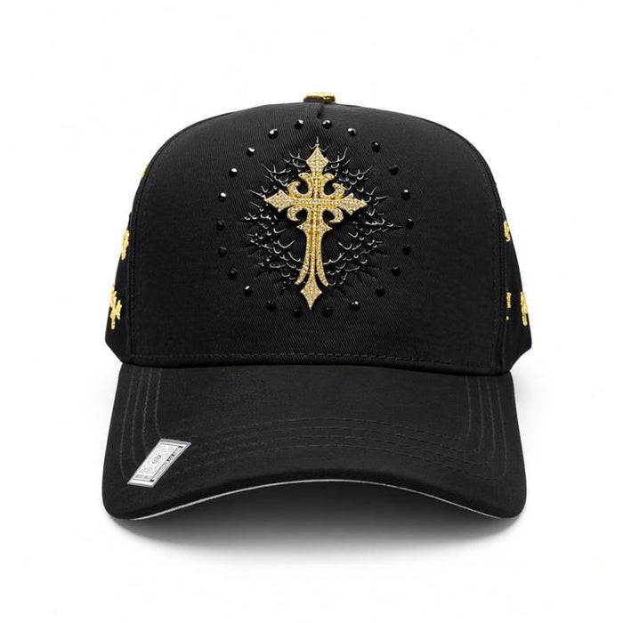 Bigg Boss Cruz Maya Mesh Cap – Black & Gold