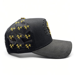 Bigg Boss Cruz Maya Mesh Cap – Black & Gold