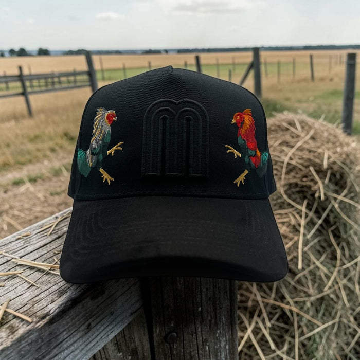 Black "M" Double Gallo Snapback Hat