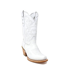 "Blanca" Artillero Women's Triana Cowboy Boot - I.Deer White