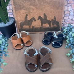 "Carlitos" Boy's Cruzado Huaraches