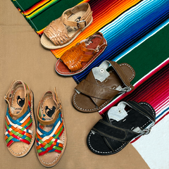 "Carlitos" Boy's Cruzado Huaraches