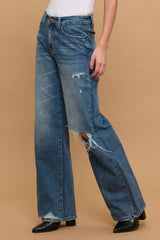 High-rise Tummy Control Wide Leg Jeans