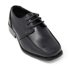 Junior Lace-Up Loafers- Black