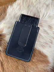 Leather San Judas Cell Phone Case