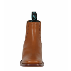 Los Altos Ladies Belmont Ankle Boots - Honey
