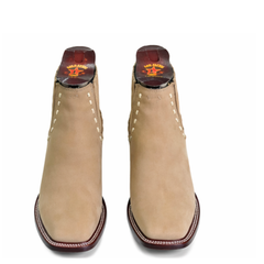 Los Altos Ladies Nubuck Ankle Boots - Oryx