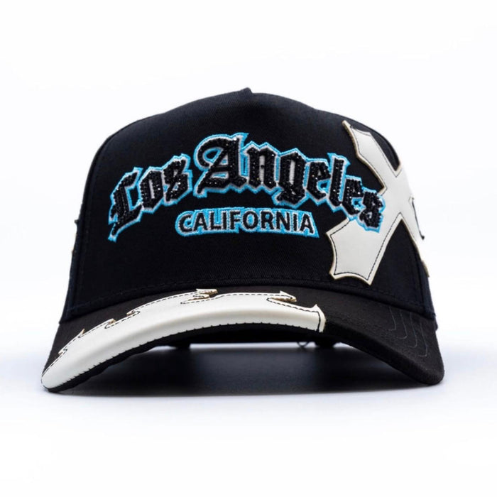 Los Angeles Black & Blue Cross Flame Klan Hats