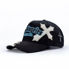 Los Angeles Black & Blue Cross Flame Klan Hats