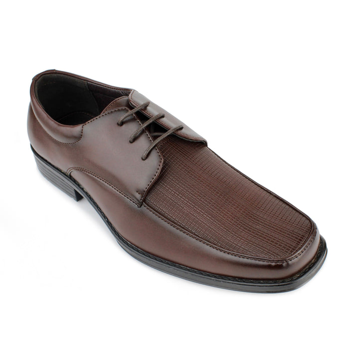 Men's Derby Shoes- Café