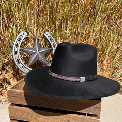 Moksman Charlie Suede Hat - Black