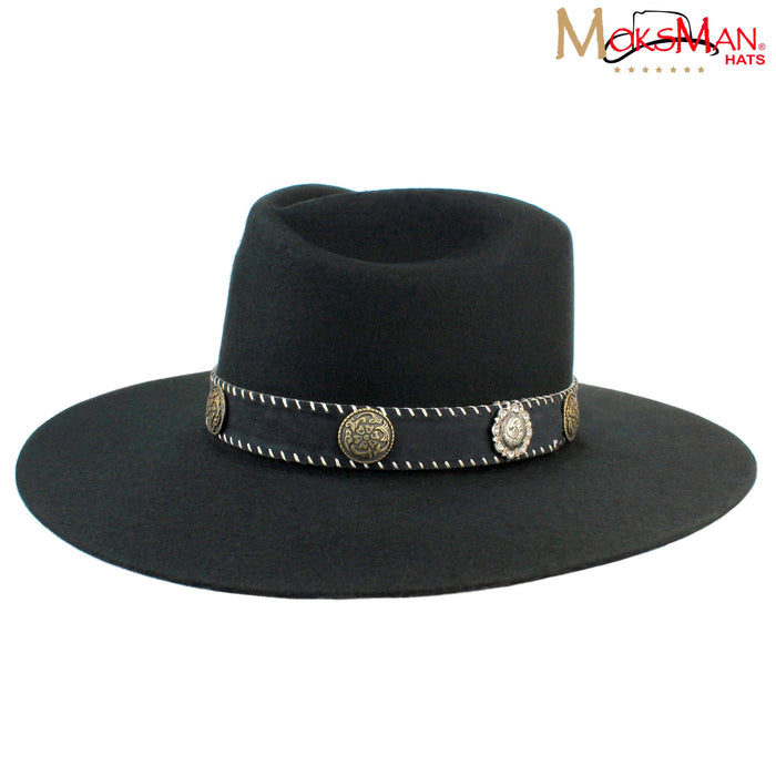 Moksman Dolly 100X Wool Hat - Black