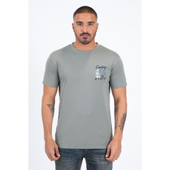Platini Men’s Modern Fit Cotton T-Shirt - Mink