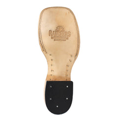Ranchers Chocolate Cowhide Square Toe Cowboy Boots
