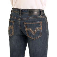 Rock & Roll Denim Revolver Slim Fit Straight Leg Jeans