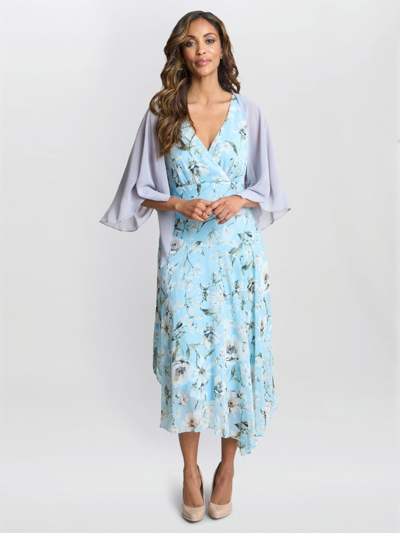 Gina Bacconi Chiffon Cover Up Shawl